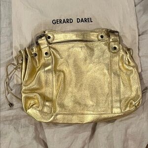 GERARD DAREL Gold 36 Hr Shoulder Bag